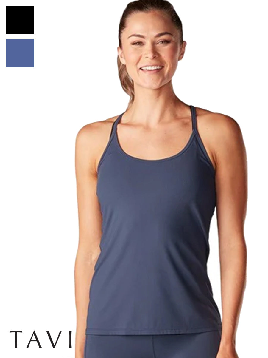 TAVI] リブ タンク Ribbed Tank ／ヨガ トップス ピラティス タンク