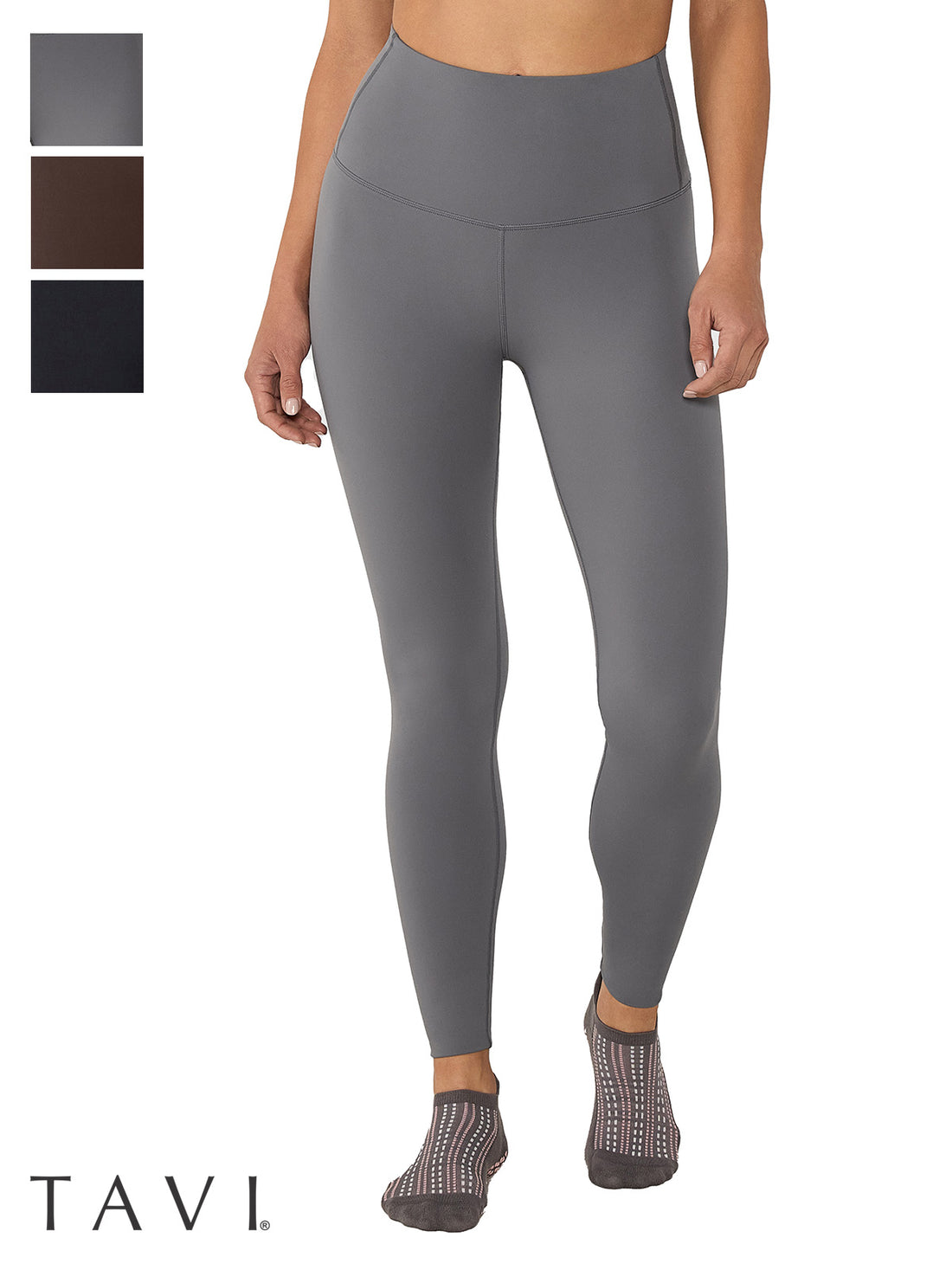 【TAVI】高腰緊身褲/瑜珈褲普拉提瑜珈褲美腿美臀護身罩24FW