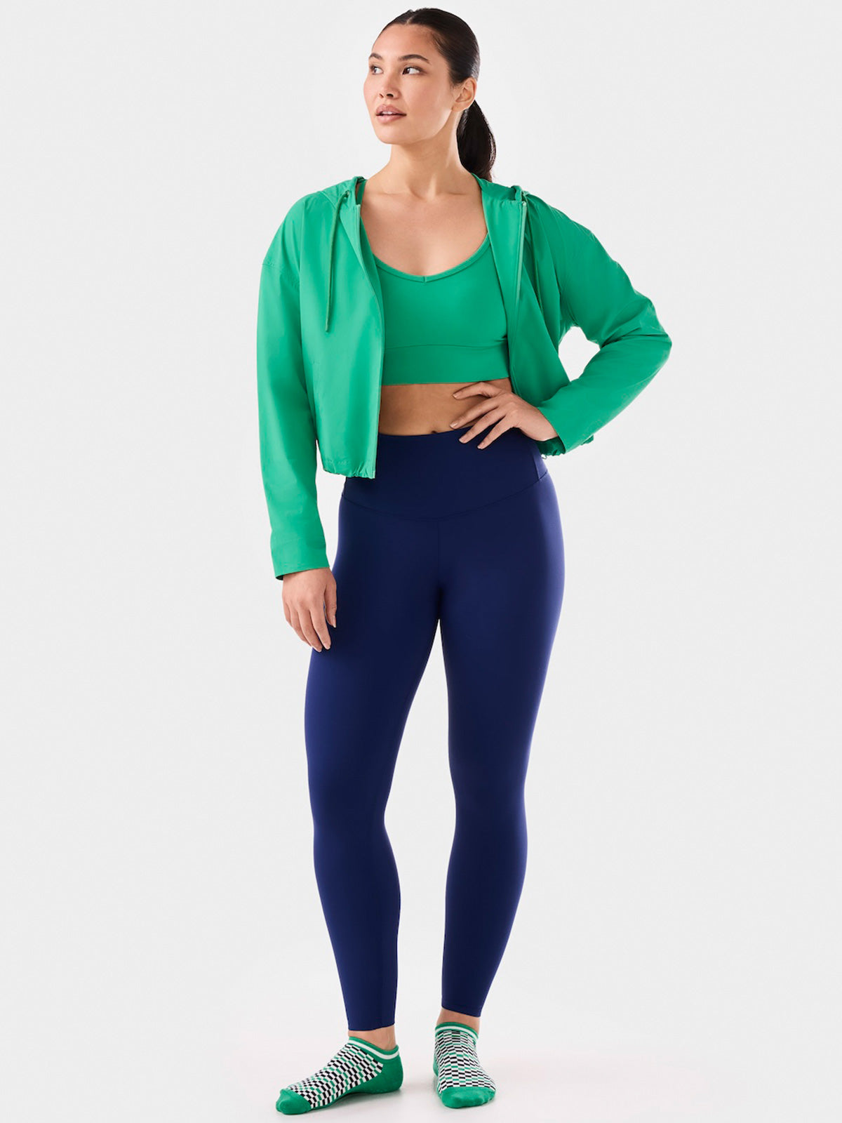 【TAVI】高腰緊身褲 高腰緊身褲/瑜珈褲 皮拉提斯瑜珈褲 美腿 美臀 身體罩 24FW