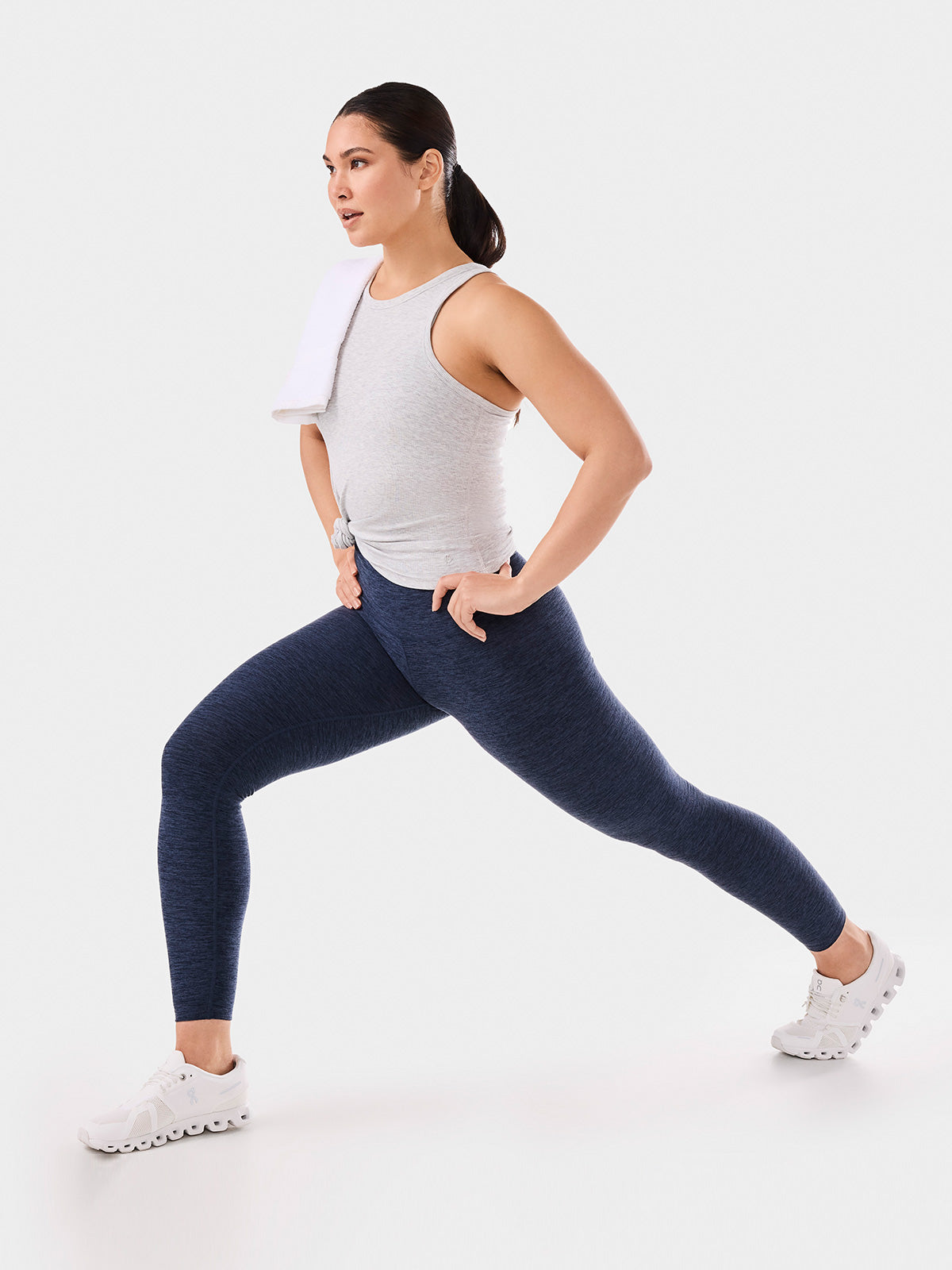 【TAVI】高腰緊身褲 高腰緊身褲/瑜珈褲 皮拉提斯瑜珈褲 美腿 美臀 身體罩 24FW