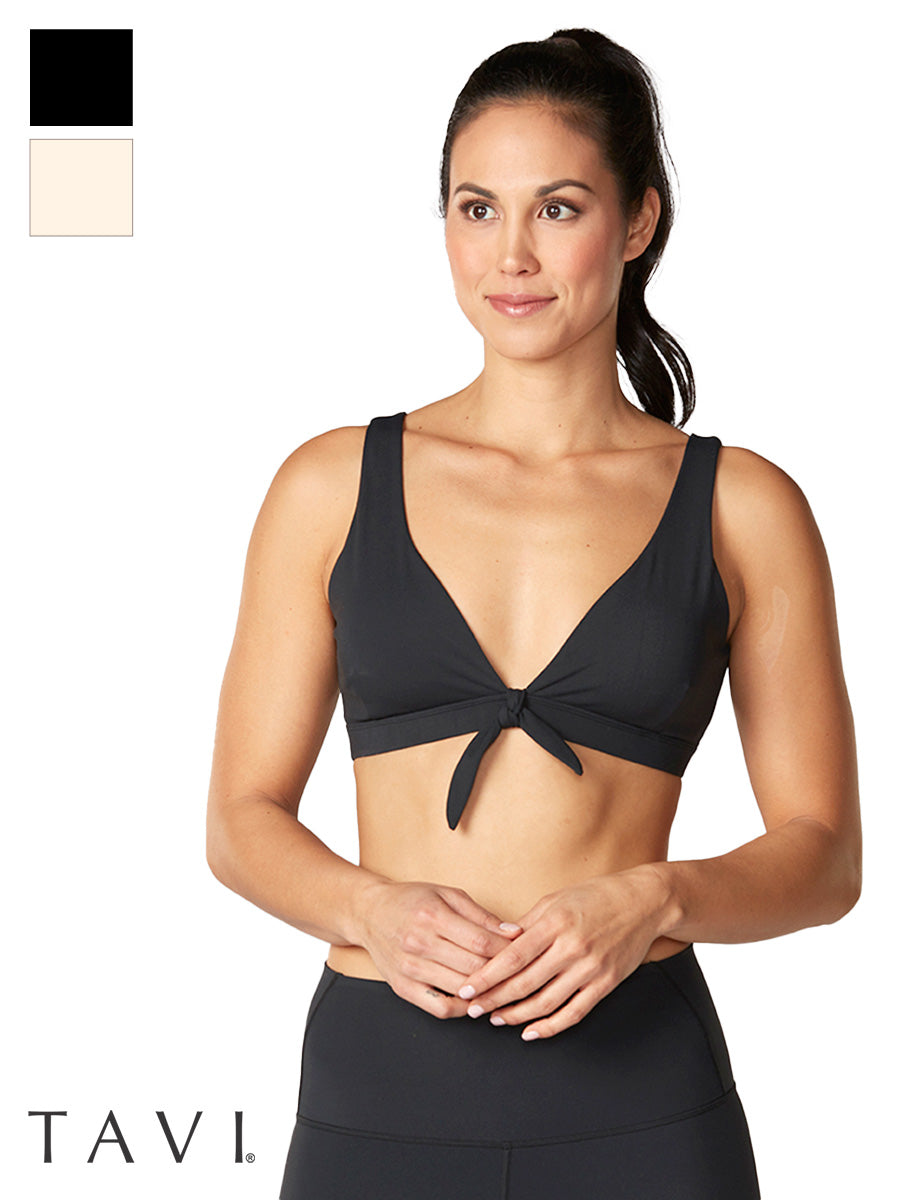 80%OFF[SALE][TAVI] タイフロント ブラ Tie Front Bra ／ ヨガ