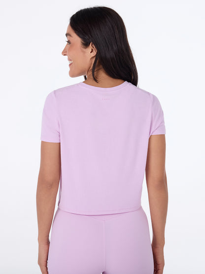 [TAVI] Crop T-shirt CROP TEE / Yoga tops Pilates cropped length breathable