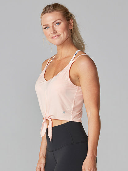 60%OFF[SALE][TAVI] Tie Front Tank / Yoga Tops Pilates Tank Sweat Wicking Quick Drying[DRT][SS2412]