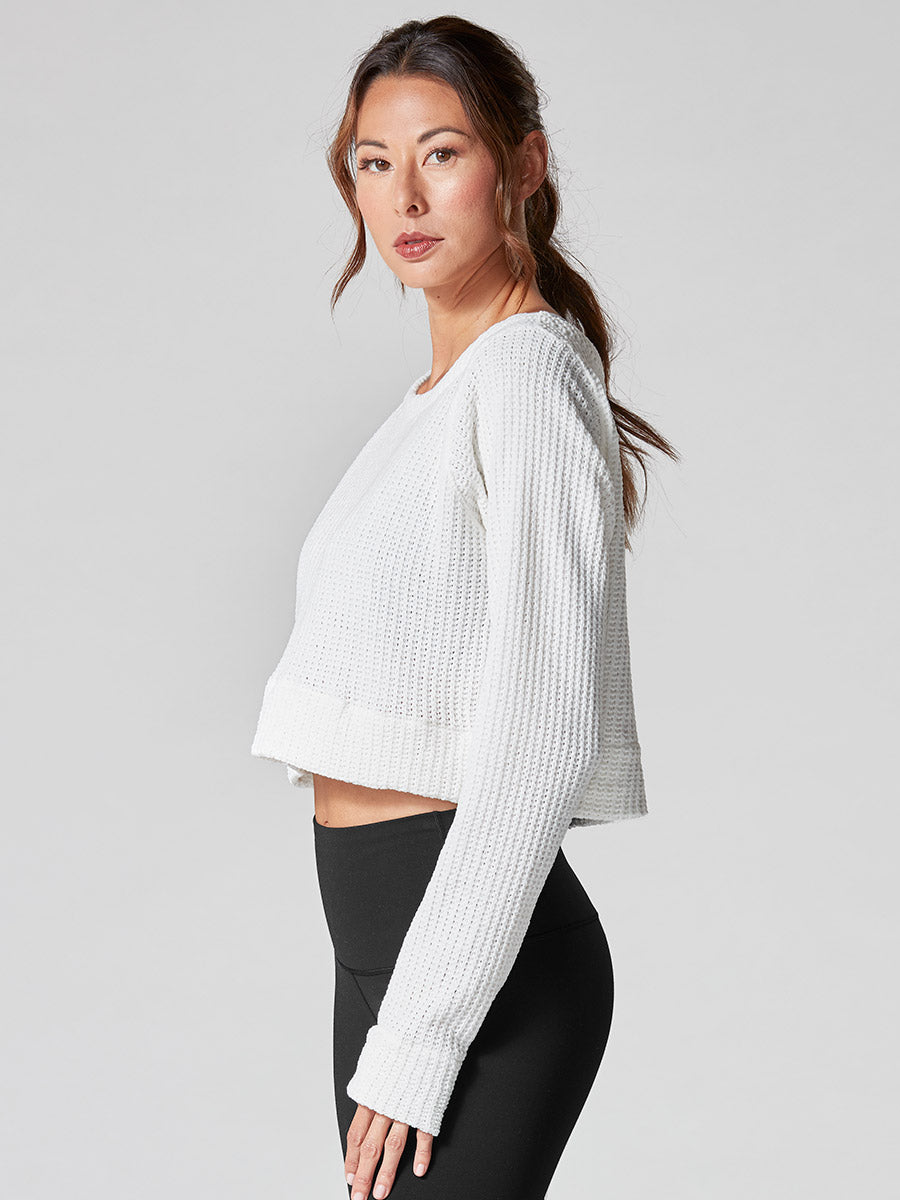 60%OFF[SALE][TAVI] ウォームアップセーター ／ Warm Up Sweater ヨガ トップス ピラティス 長袖 防寒[DRT][SS2412]