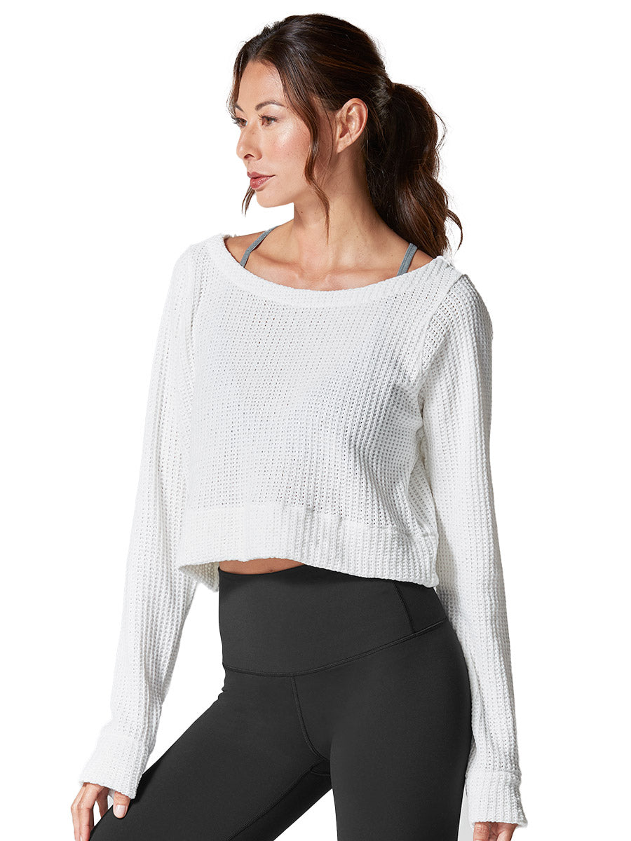 70%OFF[SALE][TAVI] ウォームアップセーター ／ Warm Up Sweater ヨガ トップス ピラティス 長袖 防寒[DRT][SS2412]