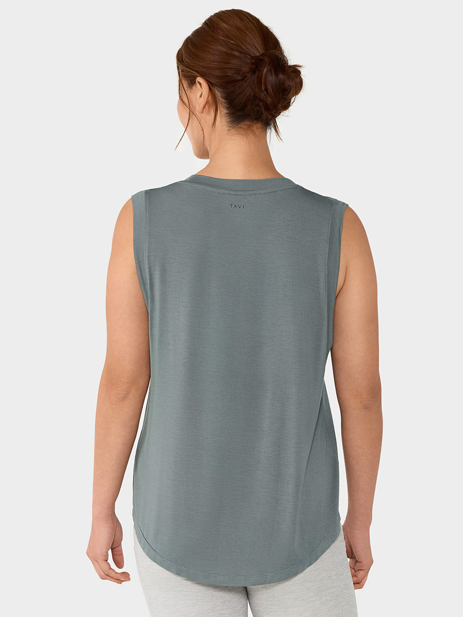 [TAVI] Crop T-shirt CROP TEE / Yoga tops Pilates cropped length breathable
