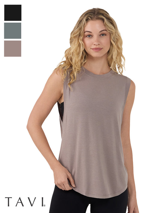 [TAVI] Crop T-shirt CROP TEE / Yoga tops Pilates cropped length breathable