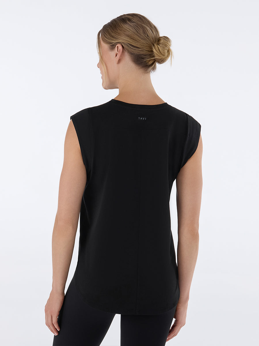 [TAVI] Crop T-shirt CROP TEE / Yoga tops Pilates cropped length breathable