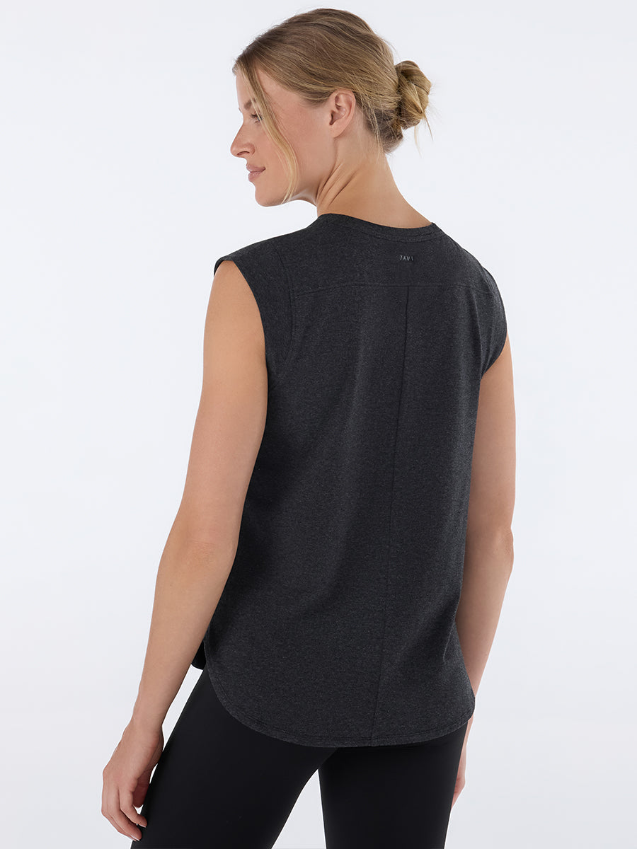 [TAVI] Crop T-shirt CROP TEE / Yoga tops Pilates cropped length breathable