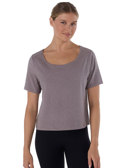 [TAVI] ワイド スクープネック Tee Wide Scoop N Tee タビ レディース  トップス 半袖 ショート丈 クルーネック TOESOX 26FW D1