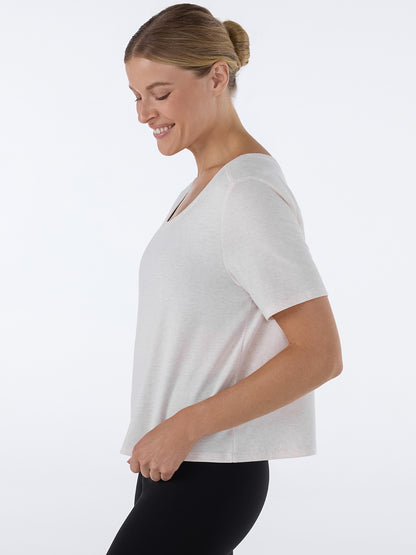 [TAVI] ワイド スクープネック Tee Wide Scoop N Tee タビ レディース  トップス 半袖 ショート丈 クルーネック TOESOX 26FW D1