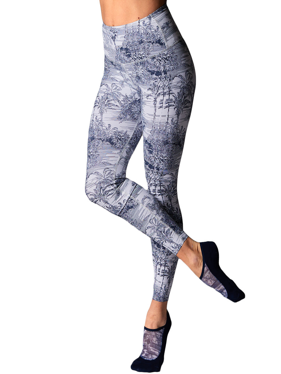 80%OFF[SALE][TAVI] ハイウエスト レギンス HIGH WAISTED LEGGINGS／ ヨガ ボトムス ピラティス ヨガパンツ 美脚 美尻 体型カバー[DRT]