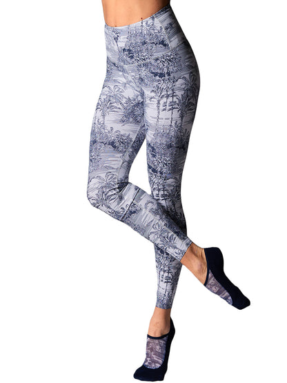 80%OFF[SALE][TAVI] ハイウエスト レギンス HIGH WAISTED LEGGINGS／ ヨガ ボトムス ピラティス ヨガパンツ 美脚 美尻 体型カバー[DRT]