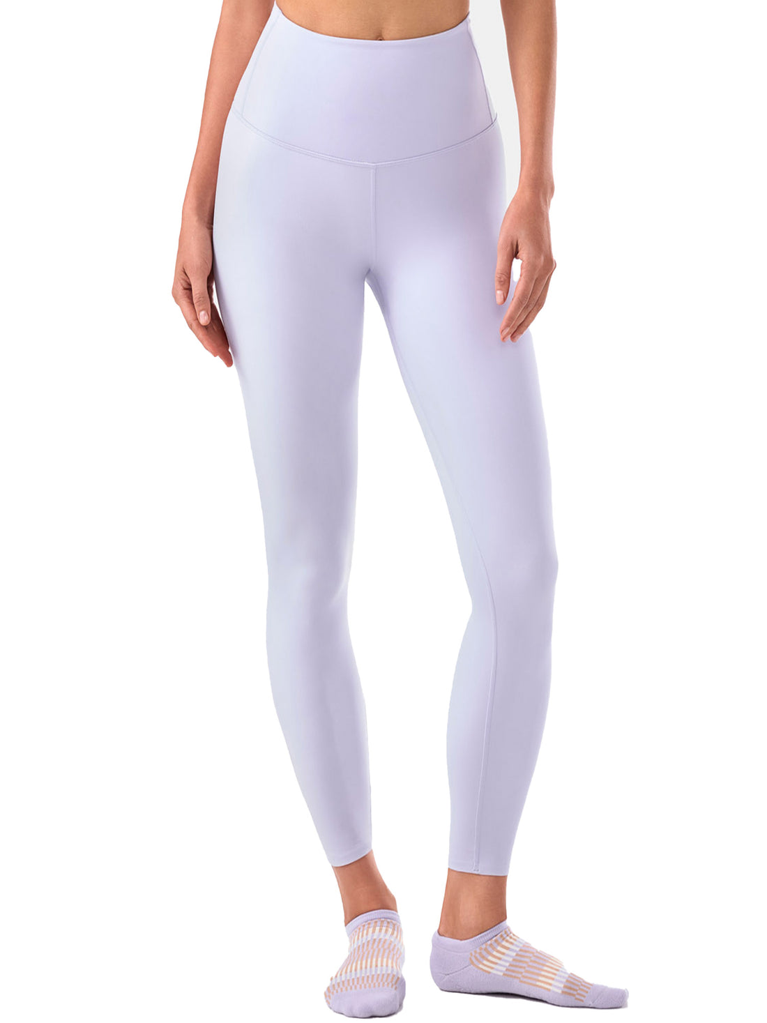 [限定SALE][TAVI] ハイウエスト 7分丈 レギンス HIGH WAISTED LEGGINGS／ヨガ ボトムス ピラティス ヨガパンツ 美脚 美尻 体型カバー  [EX]