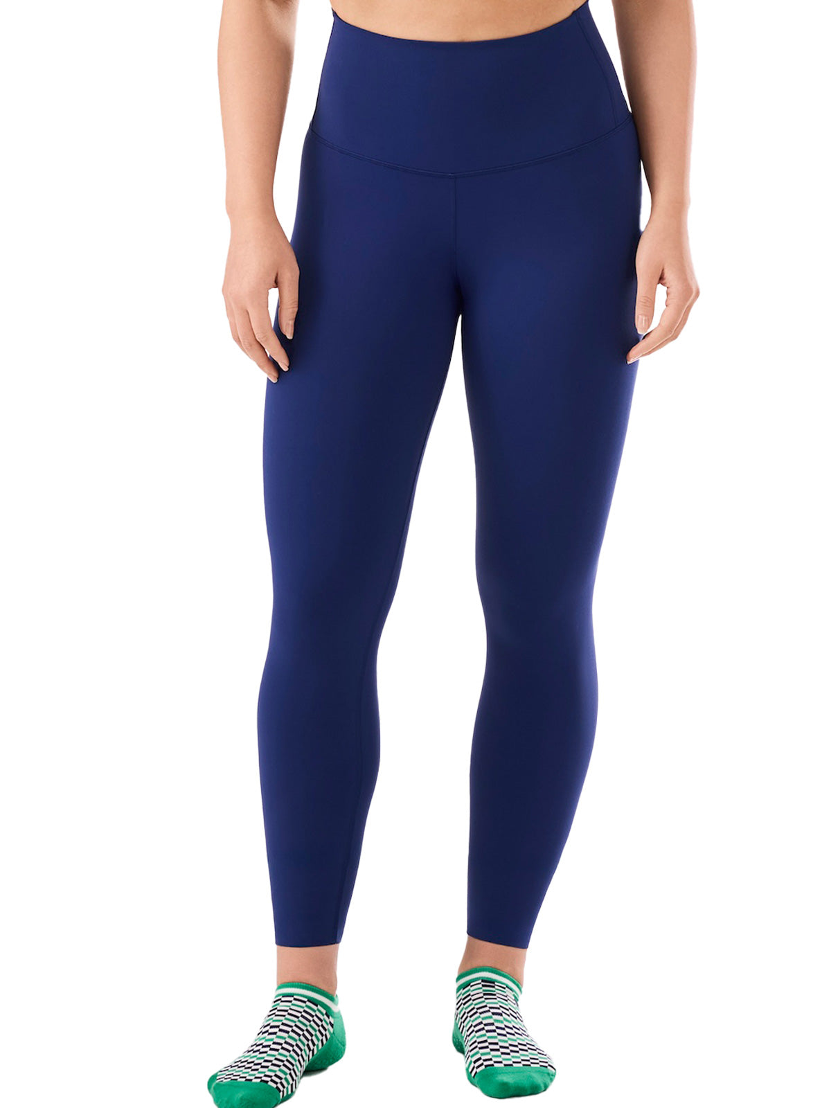 [TAVI] High Waist 7/8 Length Leggings HIGH WAISTED LEGGINGS / Yoga Bottoms Pilates Yoga Pants Beautiful Legs Beautiful Buttocks Body Coverage 24FW