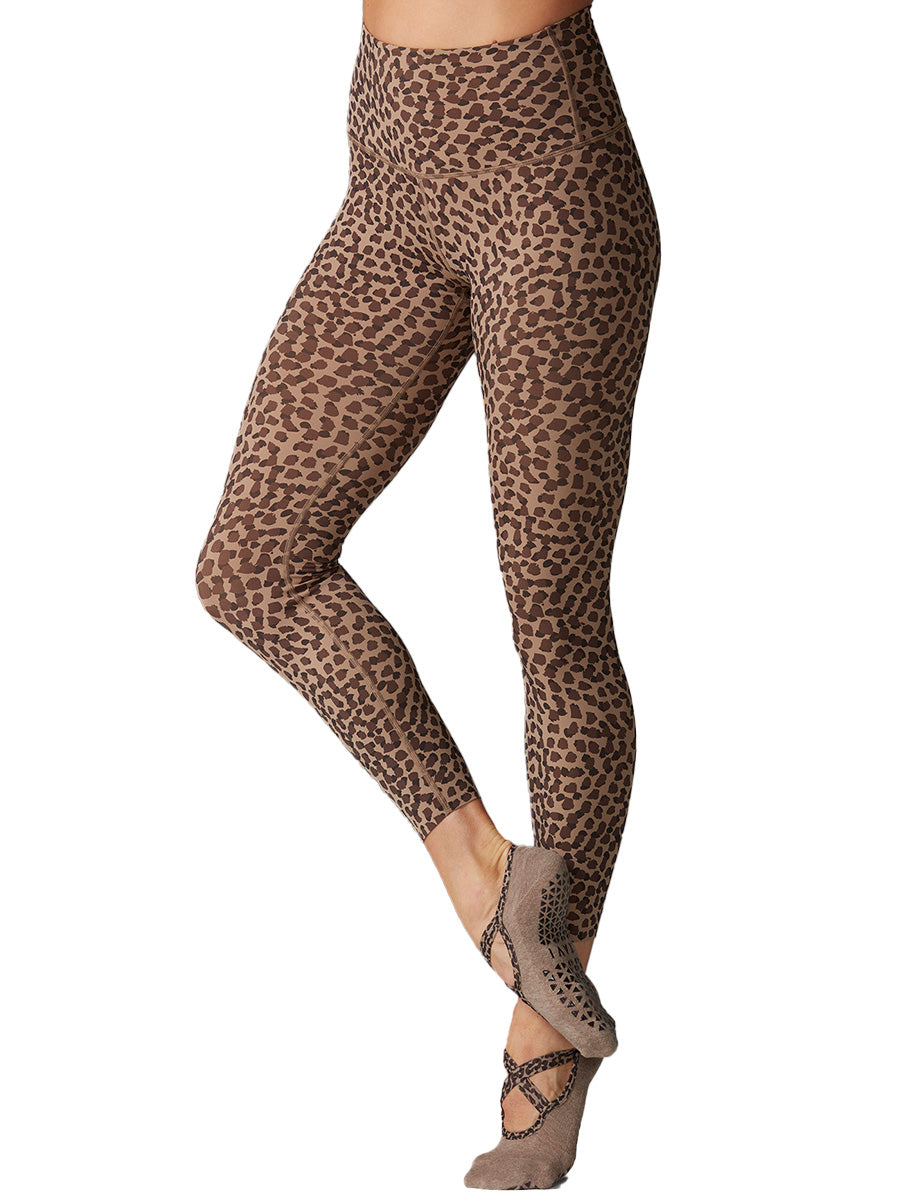 80%OFF[SALE][TAVI] ハイウエスト 7分丈 レギンス HIGH WAISTED LEGGINGS／ヨガ ボトムス ピラティス ヨガパンツ 美脚 美尻 体型カバー[DRT]