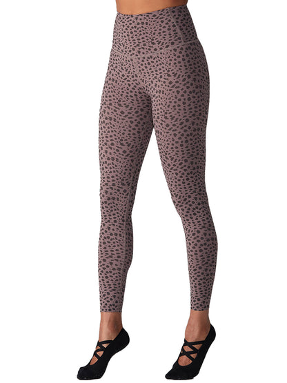 80%OFF[SALE][TAVI] ハイウエスト 7分丈 レギンス HIGH WAISTED LEGGINGS／ヨガ ボトムス ピラティス ヨガパンツ 美脚 美尻 体型カバー[DRT]