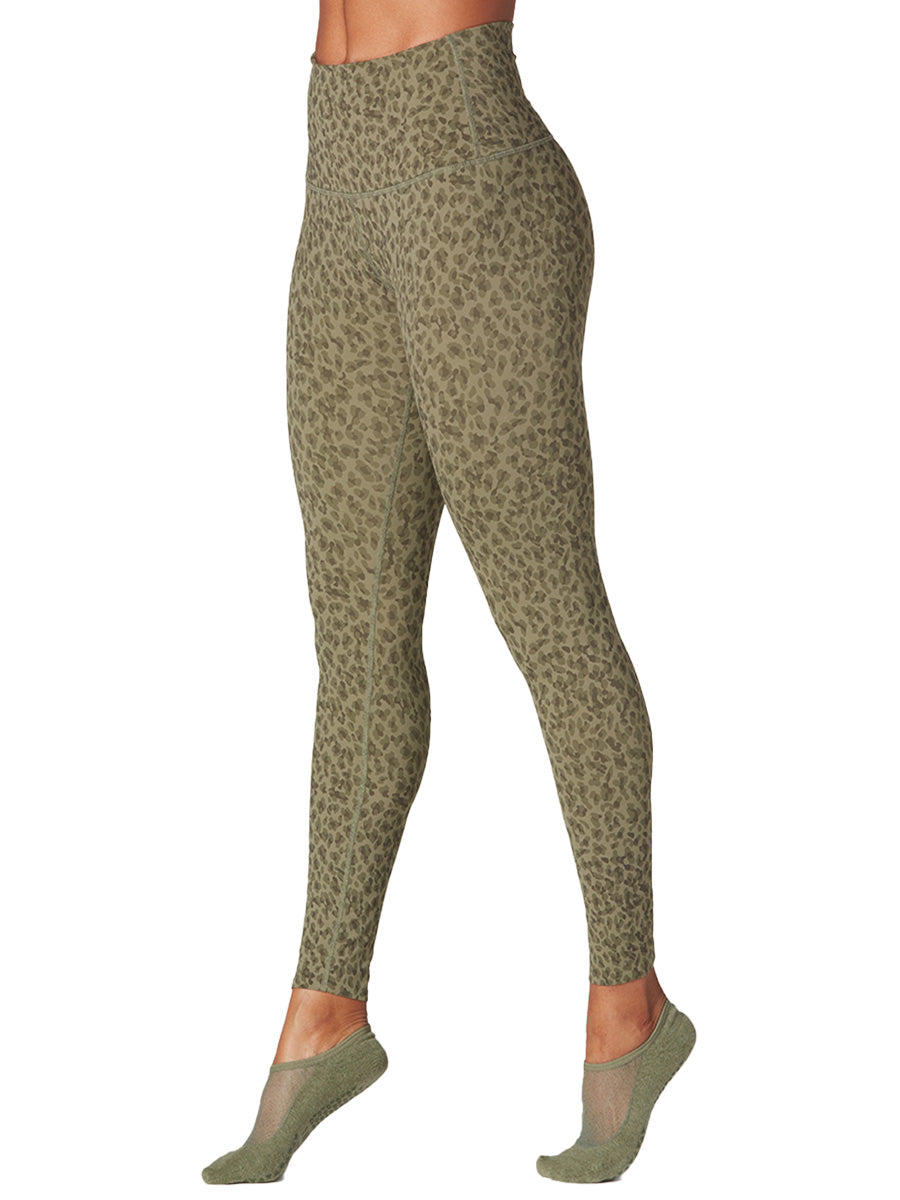 80%OFF[SALE][TAVI] ハイウエスト 7分丈 レギンス HIGH WAISTED LEGGINGS／ヨガ ボトムス ピラティス ヨガパンツ 美脚 美尻 体型カバー[DRT]