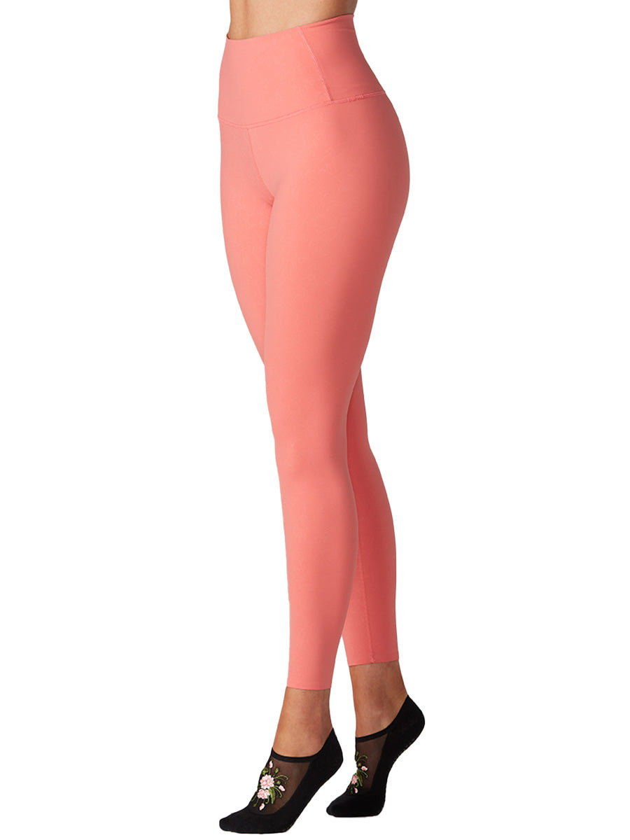80%OFF[SALE][TAVI] ハイウエスト 7分丈 レギンス HIGH WAISTED LEGGINGS／ヨガ ボトムス ピラティス ヨガパンツ 美脚 美尻 体型カバー[DRT]