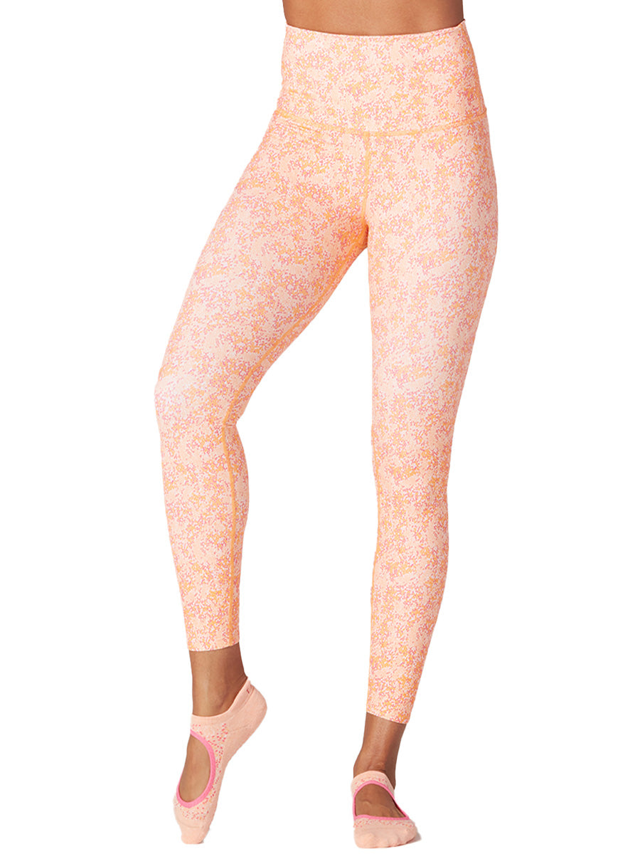 80%OFF[SALE][TAVI] ハイウエスト 7分丈 レギンス HIGH WAISTED LEGGINGS／ヨガ ボトムス ピラティス ヨガパンツ 美脚 美尻 体型カバー[DRT]
