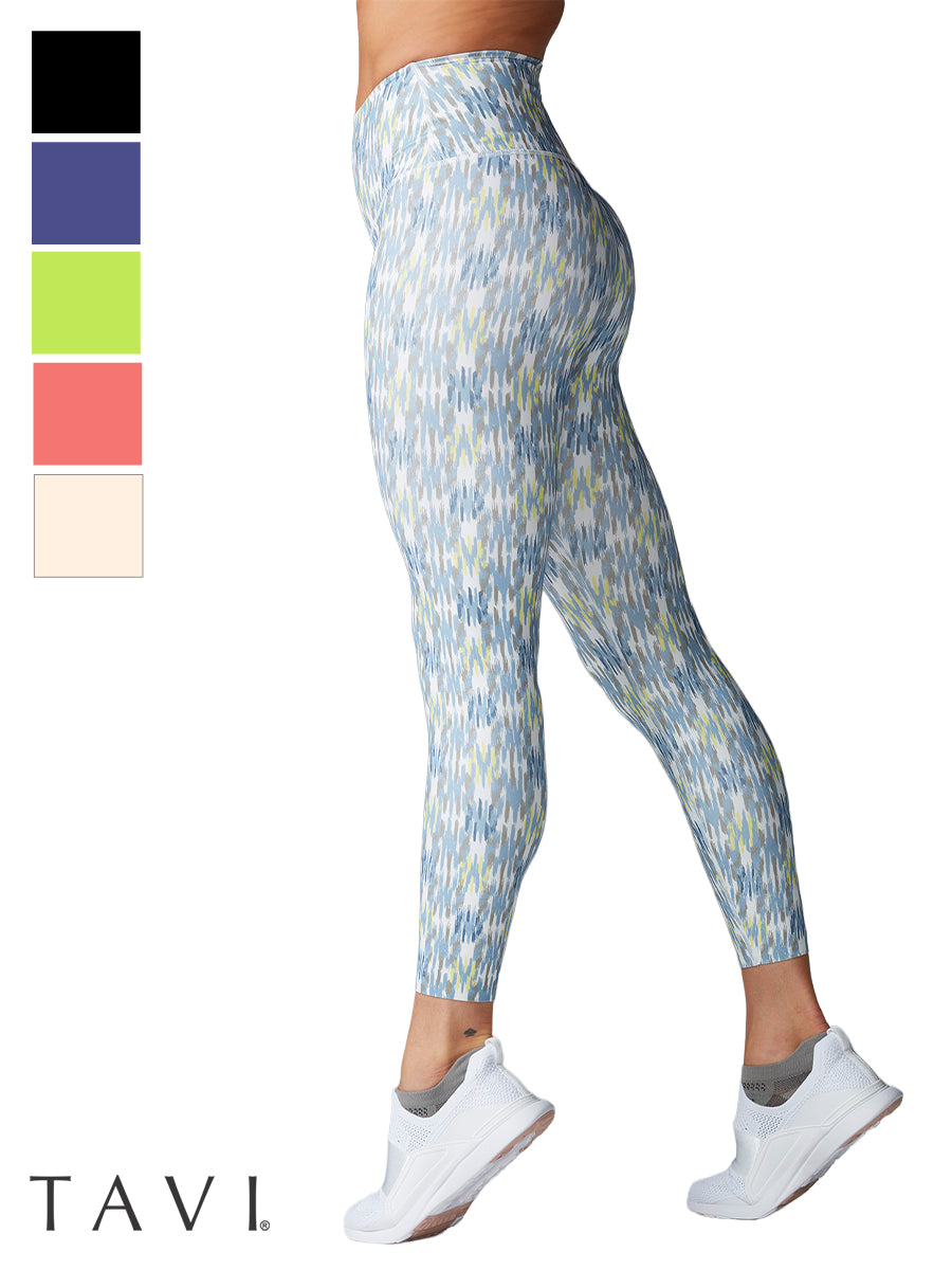 70%OFF[SALE][TAVI] ハイウエスト 7分丈 レギンス HIGH WAISTED LEGGINGS／ヨガ ボトムス ピラティス ヨガパンツ 美脚 美尻 体型カバー[DRT]