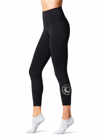 [TAVI] ClubPilates ハイウエスト 7分丈 タイトレギンス CP HIGH WAISTED 7/8 TIGHT／ヨガ ボトムス ピラティス ヨガパンツ 美脚 美尻 体型カバー TOESOX  [CPJ]