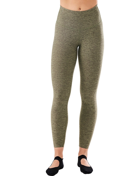 [TAVI] High Waist 7/8 Length Leggings HIGH WAISTED LEGGINGS / Yoga Bottoms Pilates Yoga Pants Beautiful Legs Beautiful Buttocks Body Coverage 24FW