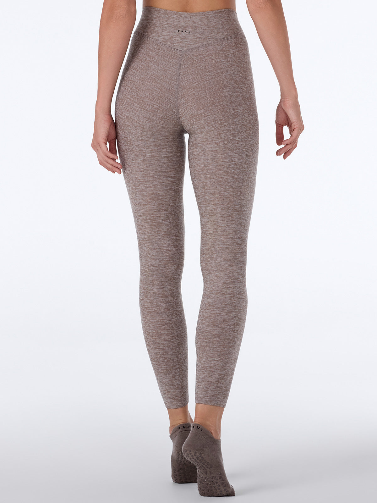 [TAVI] High Waist 7/8 Length Leggings HIGH WAISTED LEGGINGS / Yoga Bottoms Pilates Yoga Pants Beautiful Legs Beautiful Buttocks Body Coverage 24FW
