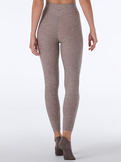 [TAVI] High Waist 7/8 Length Leggings HIGH WAISTED LEGGINGS / Yoga Bottoms Pilates Yoga Pants Beautiful Legs Beautiful Buttocks Body Coverage 24FW
