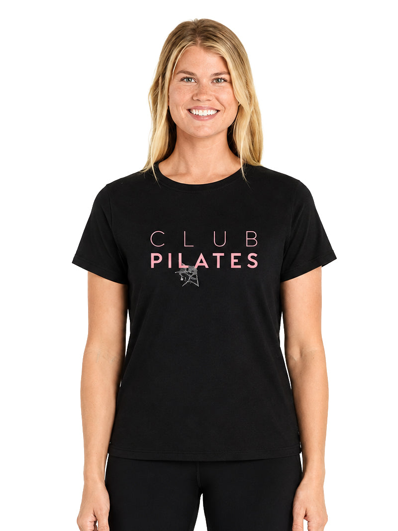 [TAVI]  ClubPilates エッセンシャル パフォーマンス クルーネックTシャツ タビ レディース  トップス 通気性 吸湿 速乾 TOESOX [CPJ] 2610