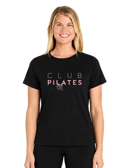[TAVI]  ClubPilates エッセンシャル パフォーマンス クルーネックTシャツ タビ レディース  トップス 通気性 吸湿 速乾 TOESOX [CPJ] 2610
