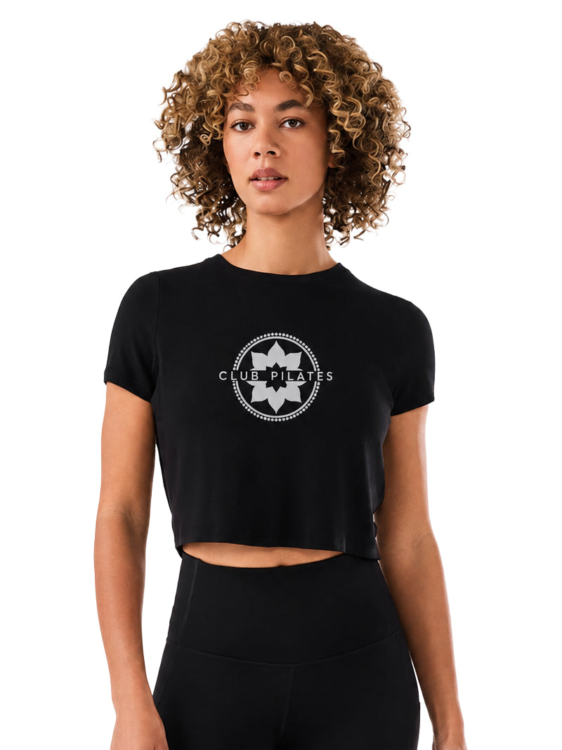 [TAVI] ClubPirates リブTシャツ Ribbed Tee／ ヨガ トップス ピラティス クロップド丈 通気性 [CPJ]
