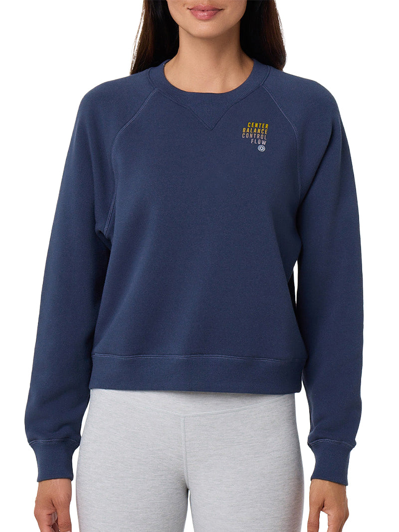 [TAVI] ClubPilates コージーノッチカラースウェット Cozy Notch Collar Sweat Shirt／ヨガ トップス ピラティス [CPJ] 2610