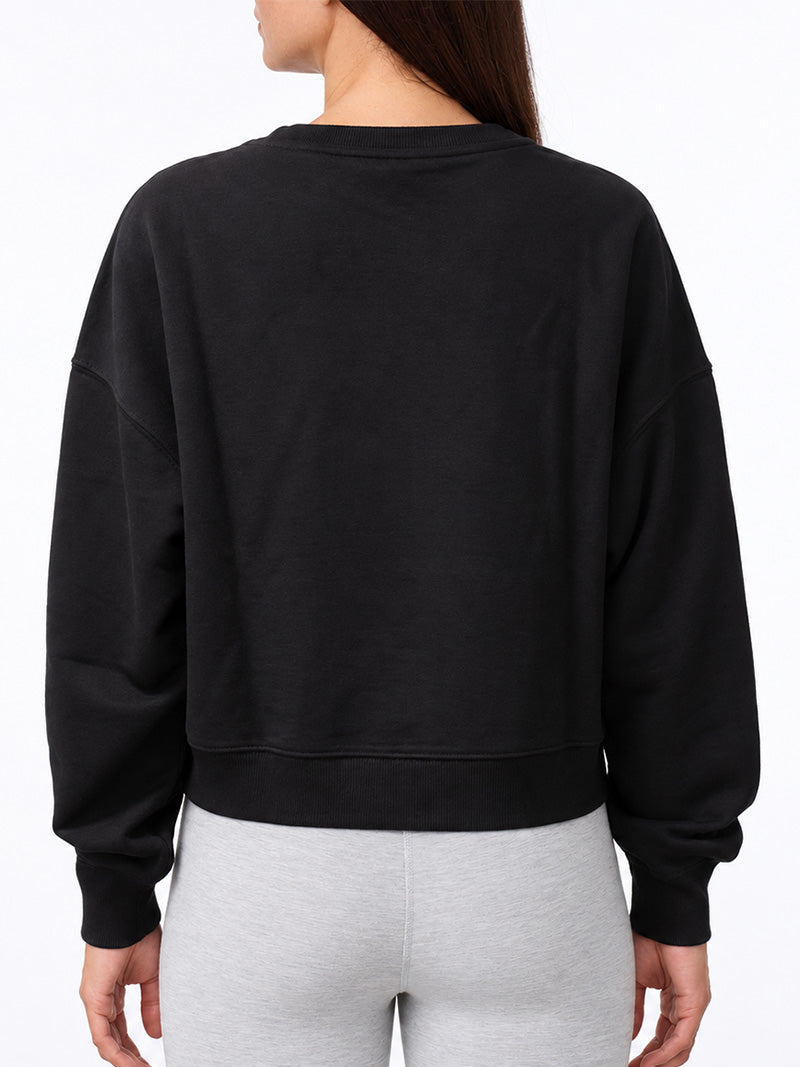 [TAVI] ClubPilates エッセンシャル パフォーマンス クルーネックスウェット Essential Performance Crop Crewneck Sweatshirt ／ヨガ トップス ピラティス [CPJ] 2610