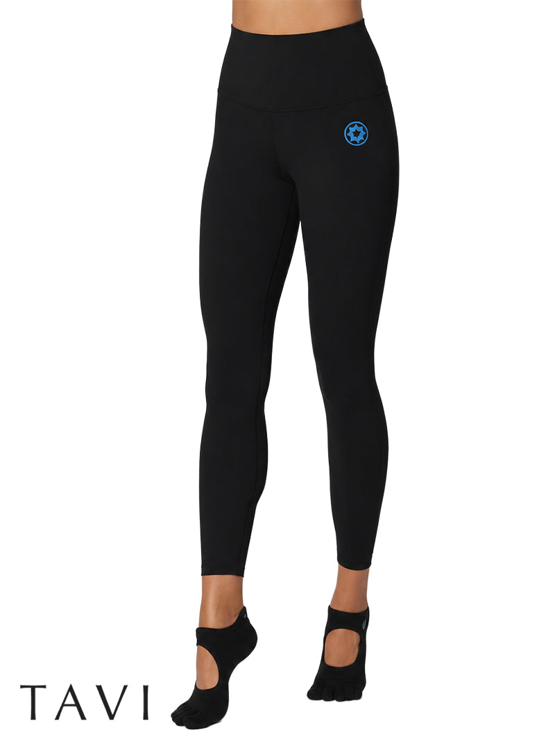 [TAVI] ClubPilates ハイウエスト 7分丈 タイトレギンス CP HIGH WAISTED 7/8 TIGHT／ヨガ ボトムス ピラティス ヨガパンツ 美脚 美尻 体型カバー TOESOX  [CPJ]
