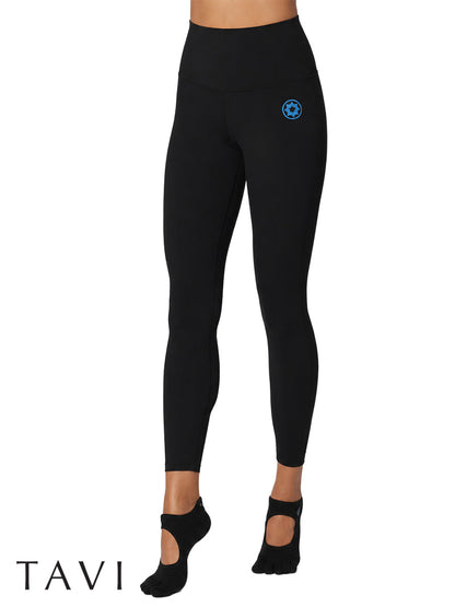 [TAVI] ClubPilates ハイウエスト 7分丈 タイトレギンス CP HIGH WAISTED 7/8 TIGHT／ヨガ ボトムス ピラティス ヨガパンツ 美脚 美尻 体型カバー TOESOX  [CPJ]