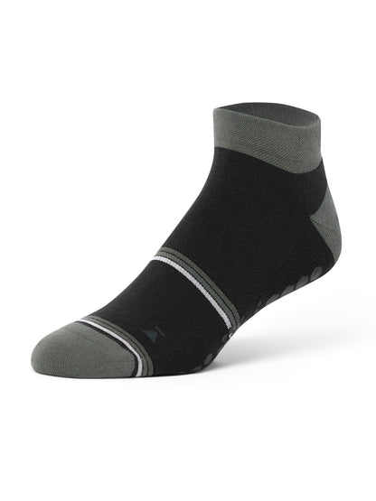 [BASE33] メンズ グリップ ソックス LOW RISE ローライズ／ トレーニング ジム フィットネス 滑り止め付 靴下 26SS_D1