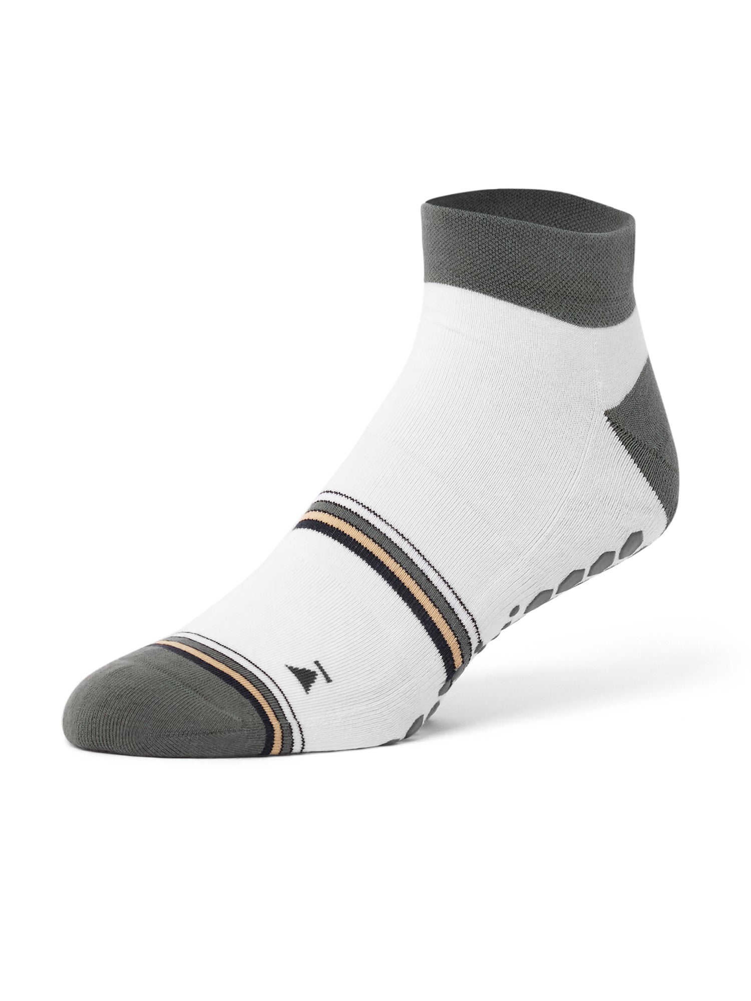 [BASE33] メンズ グリップ ソックス LOW RISE ローライズ／ トレーニング ジム フィットネス 滑り止め付 靴下 26SS_D1