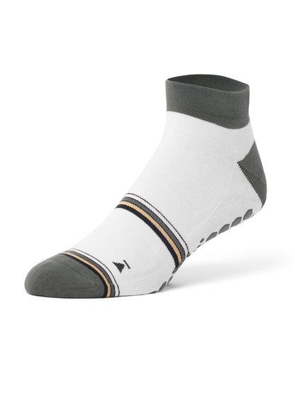 [BASE33] メンズ グリップ ソックス LOW RISE ローライズ／ トレーニング ジム フィットネス 滑り止め付 靴下 26SS_D1