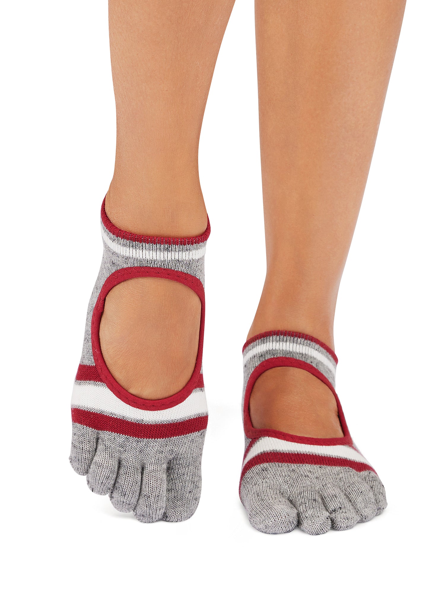 [ToeSox] Bellarina Full-Toe Grip Socks / Yoga Pilates Anti-Slip Socks 24FW_D3
