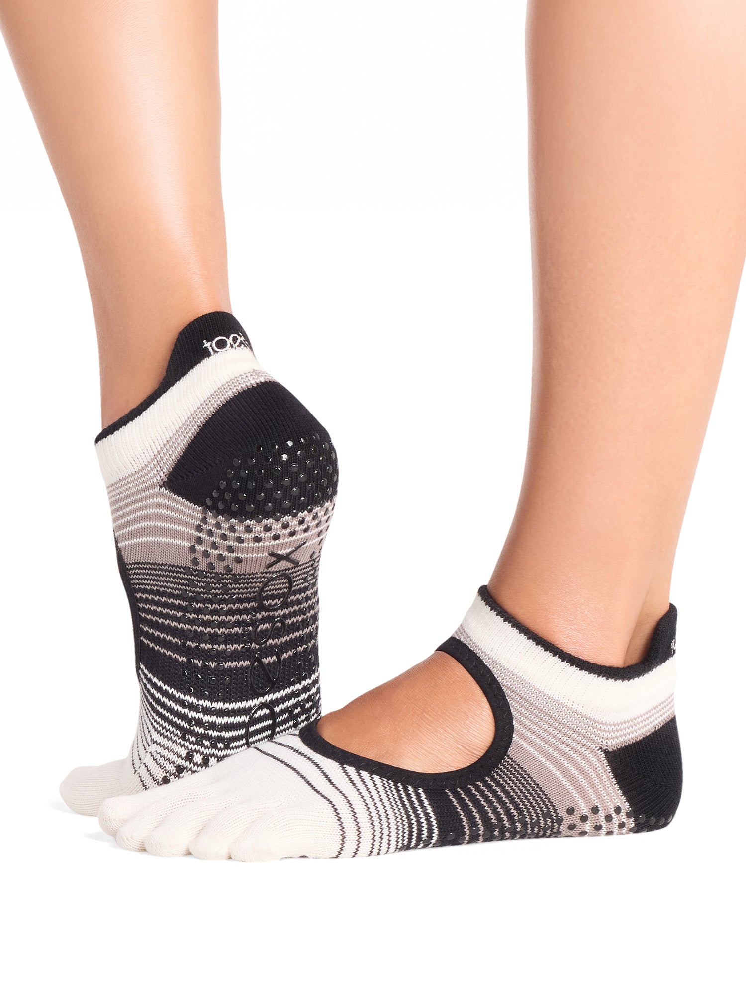 [ToeSox] Bellarina ベラリナ（Full-Toe／つま先あり） グリップ ソックス ／ ヨガ ピラティス 滑り止め付 靴下 26FW_D1