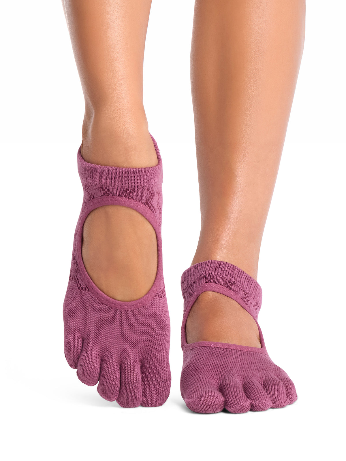 [ToeSox] Bellarina ベラリナ（Full-Toe／つま先あり） グリップ ソックス ／ ヨガ ピラティス 滑り止め付 靴下 26FW_D2