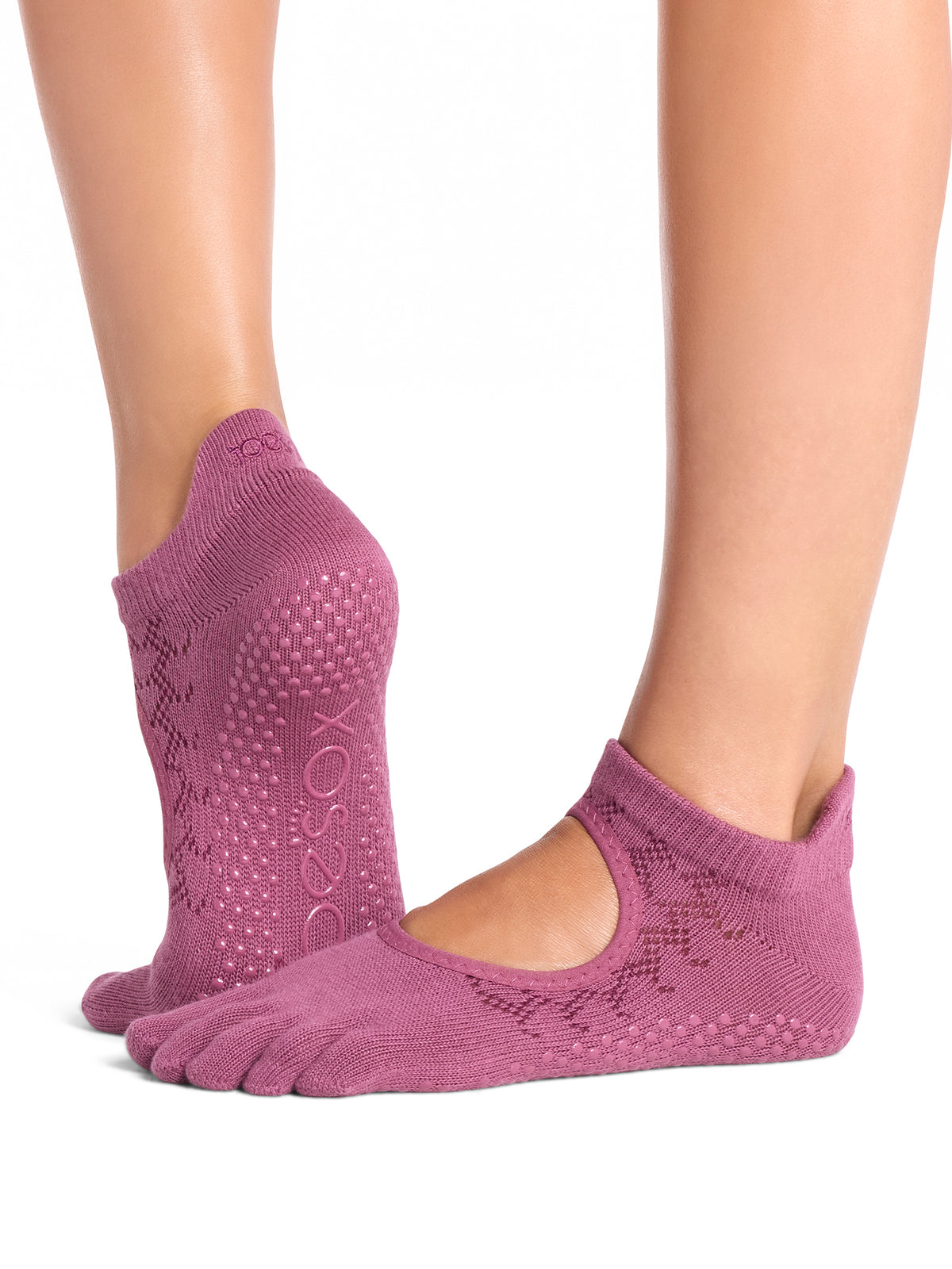 [ToeSox] Bellarina ベラリナ（Full-Toe／つま先あり） グリップ ソックス ／ ヨガ ピラティス 滑り止め付 靴下 26FW_D2