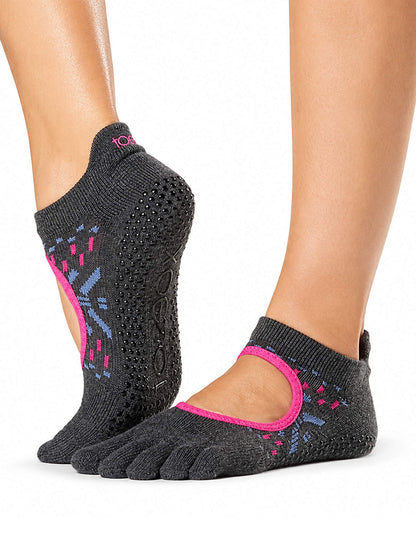 [ToeSox] Bellarina ベラリナ（Full-Toe／つま先あり） グリップ ソックス ／ ヨガ ピラティス 滑り止め付 靴下 26FW_D1