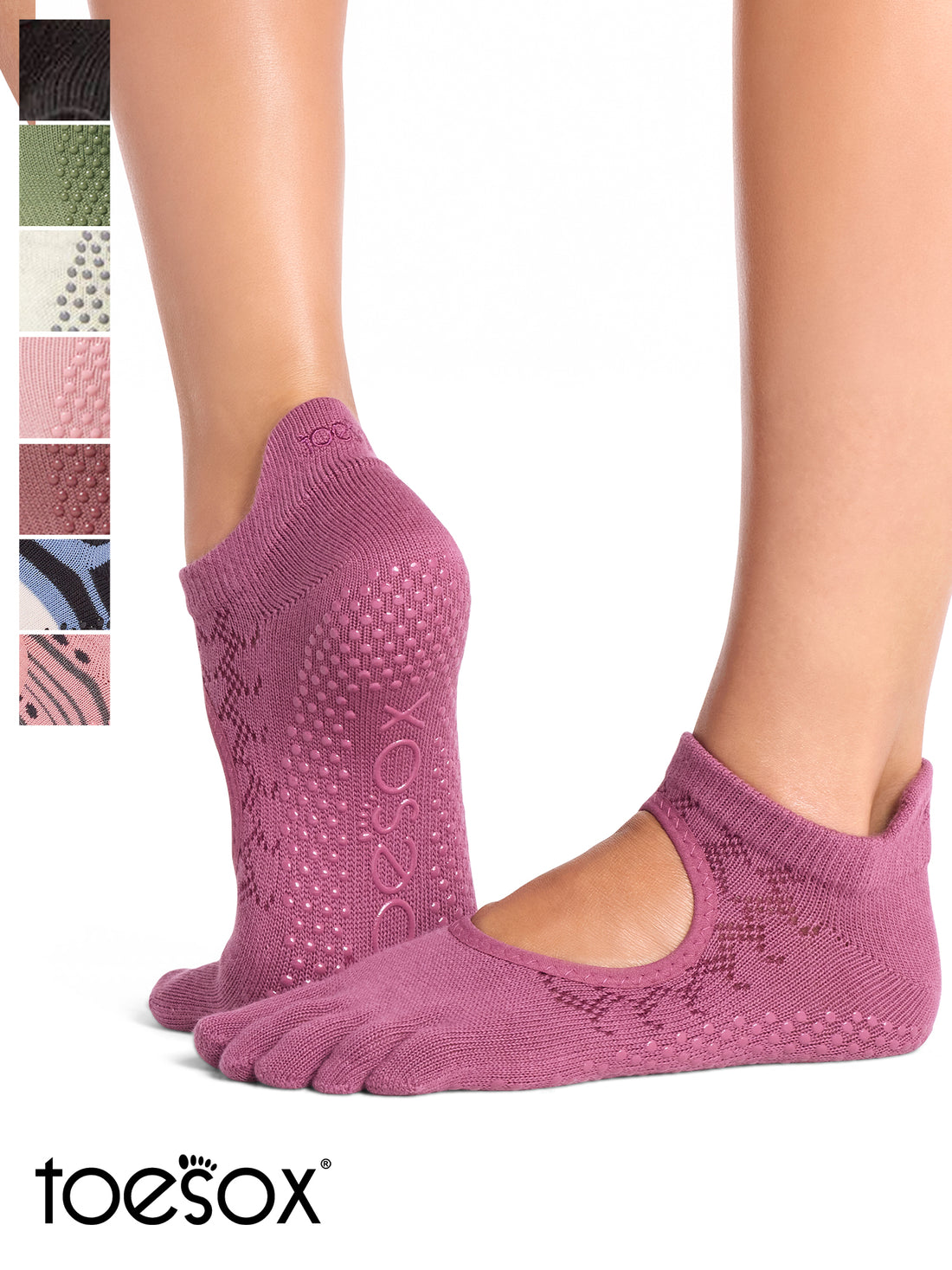 [ToeSox] Bellarina (全趾/帶趾) 防滑襪/瑜珈皮拉提斯防滑襪 24FW