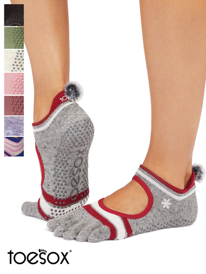 [ToeSox] Bellarina Full-Toe Grip Socks / Yoga Pilates Anti-Slip Socks 24FW_D3