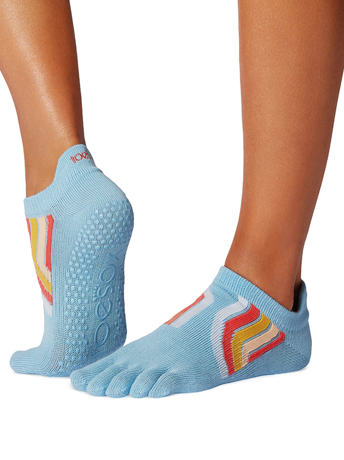 [ToeSox] Low Rise (Full-Toe) Grip Socks / Yoga Pilates Anti-Slip Socks 24FW_D3
