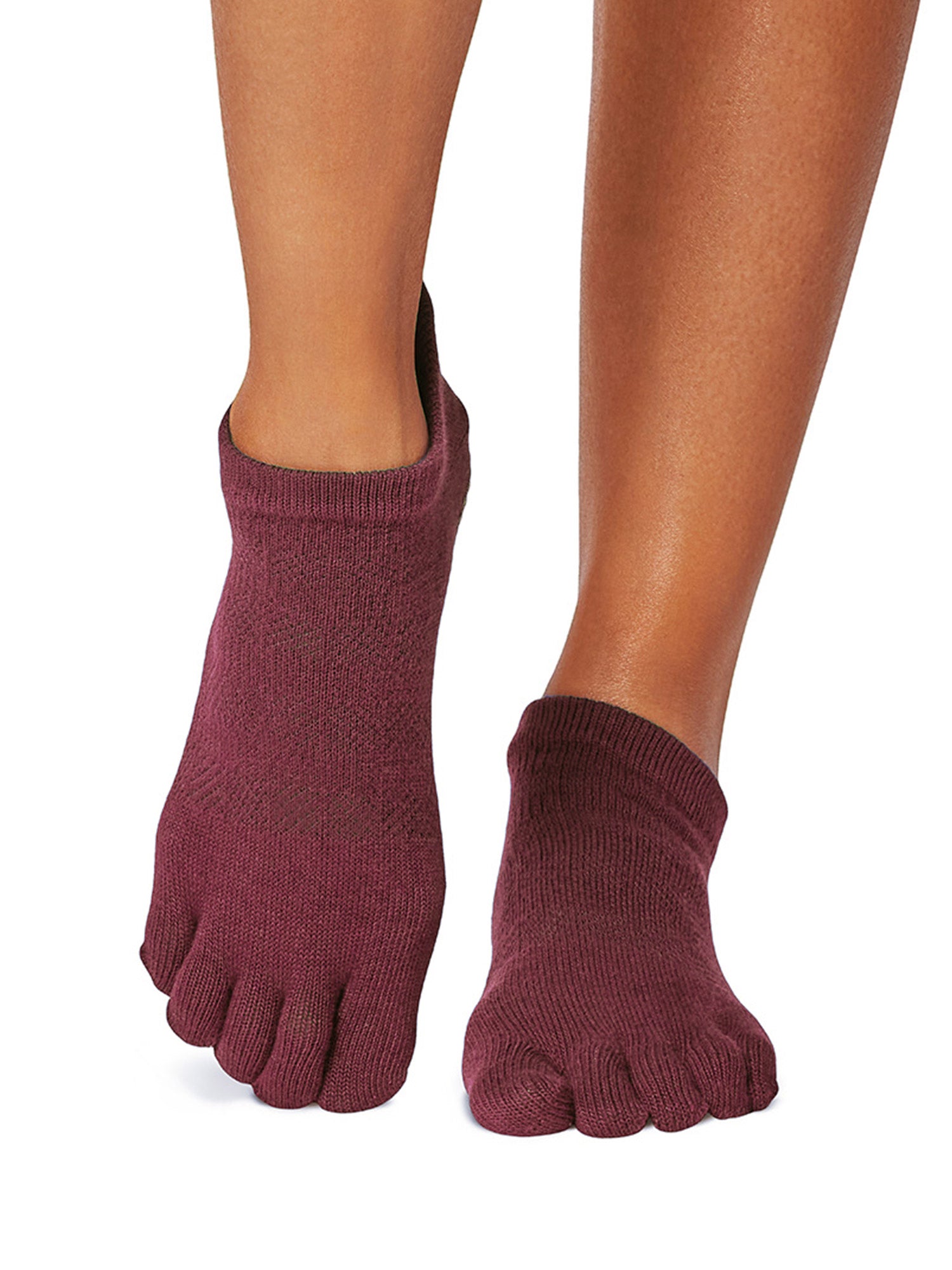 [ToeSox] Low Rise ローライズ（Full-Toe／つま先あり） グリップ ソックス ／ ヨガ ピラティス 滑り止め付 靴下 25FW_D1