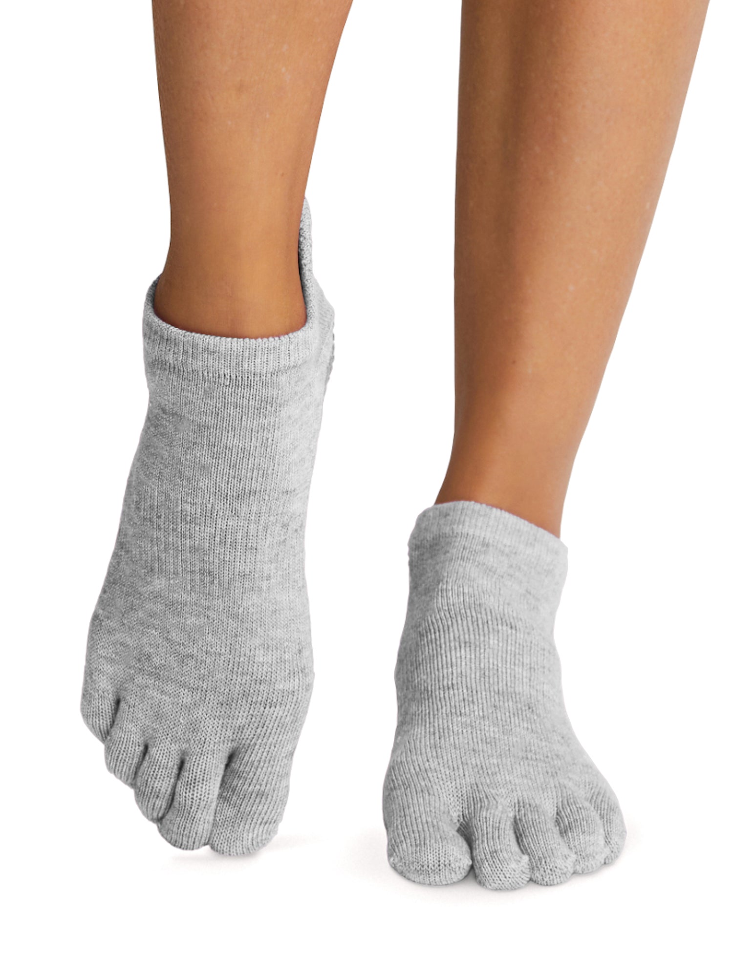 [ToeSox] Low Rise ローライズ（Full-Toe／つま先あり） グリップ ソックス ／ ヨガ ピラティス 滑り止め付 靴下 25FW_D1