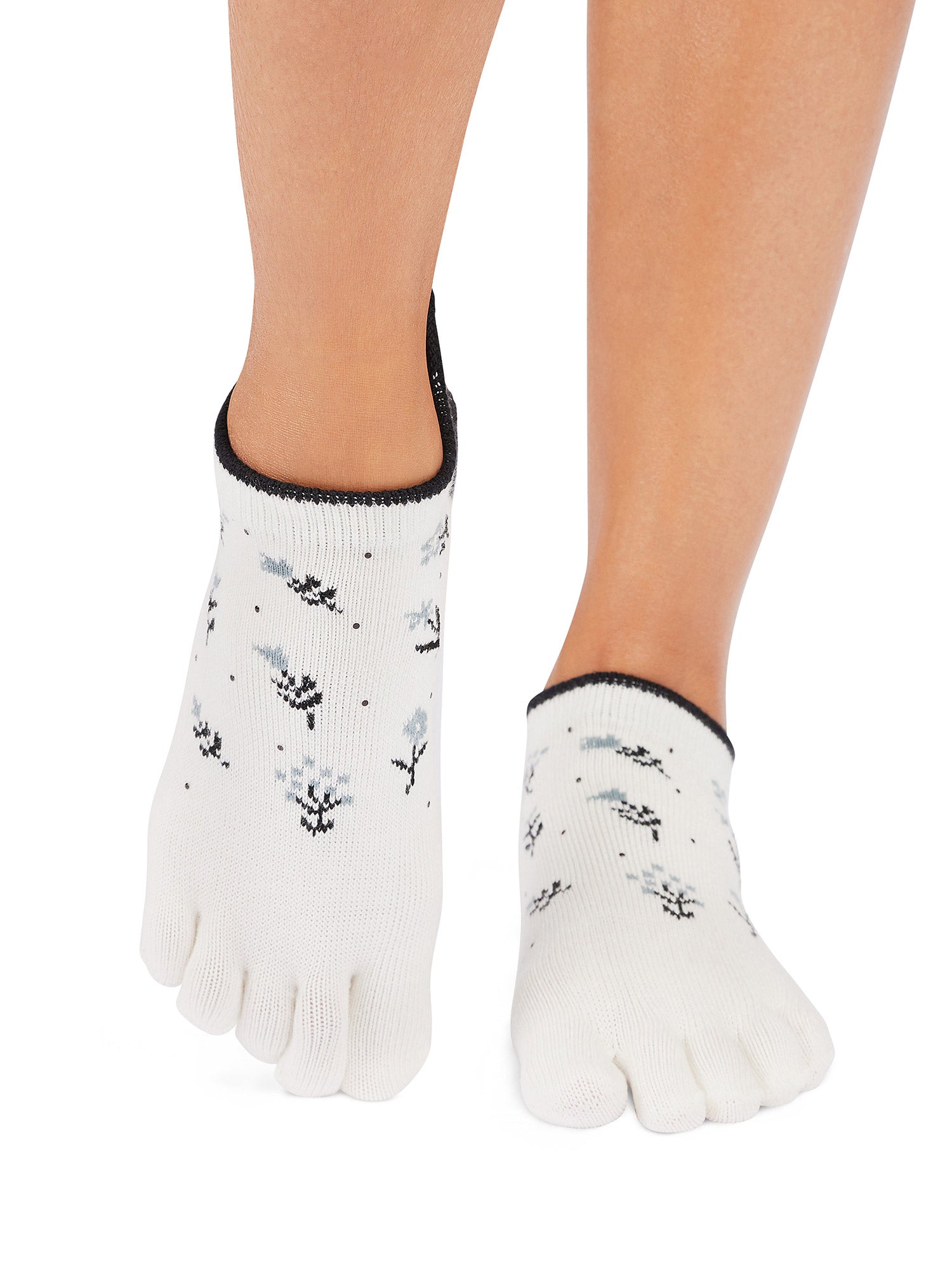 [ToeSox] Low Rise ローライズ（Full-Toe／つま先あり） グリップ ソックス ／ ヨガ ピラティス 滑り止め付 靴下 25FW_D1